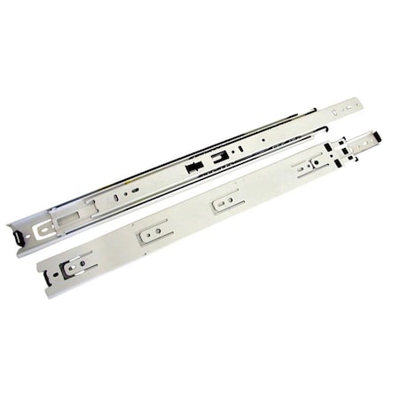 Knape & Vogt 12 In. Full Extension Precision Drawer Slide - White